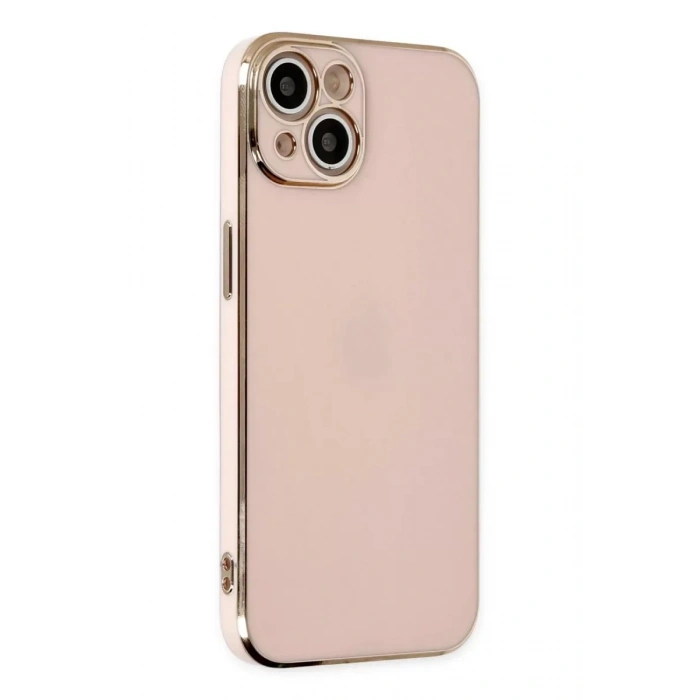 USLUCAN ALIŞVERİŞ Apple iPhone 14 Kılıf Volet Silikon - Pembe