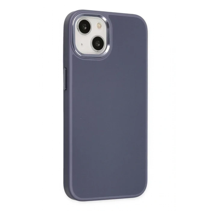 USLUCAN ALIŞVERİŞ Apple iPhone 14 Plus Kılıf Asya Deri Silikon - Mor