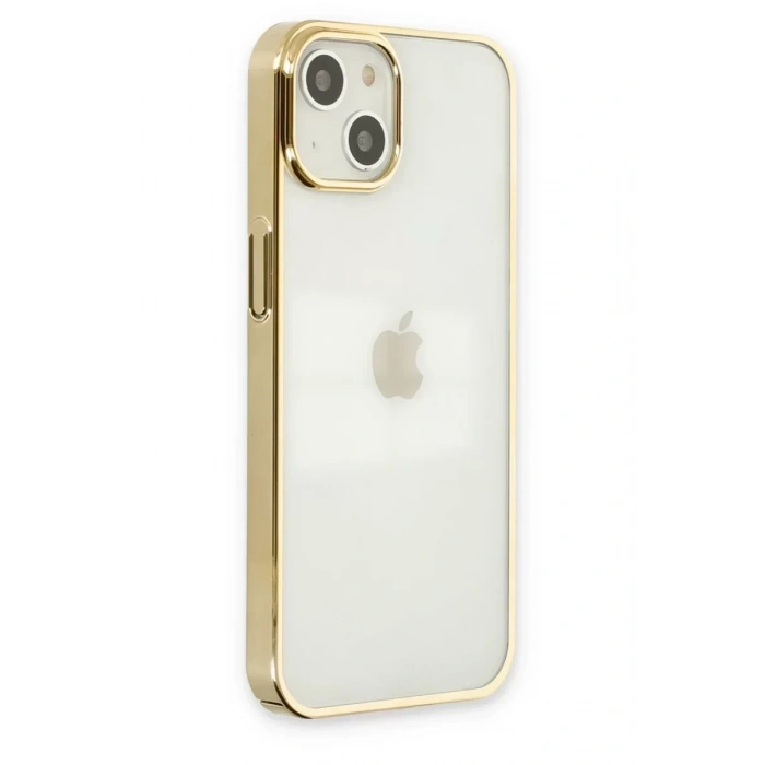 USLUCAN ALIŞVERİŞ Apple iPhone 14 Plus Kılıf Element Silikon - Gold