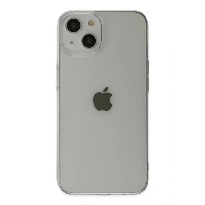 USLUCAN ALIŞVERİŞ Apple iPhone 14 Plus Kılıf Pc Sert Şeffaf Kapak - Şeffaf