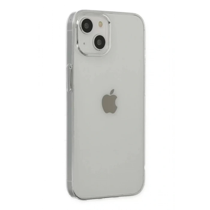USLUCAN ALIŞVERİŞ Apple iPhone 14 Plus Kılıf Pc Sert Şeffaf Kapak - Şeffaf