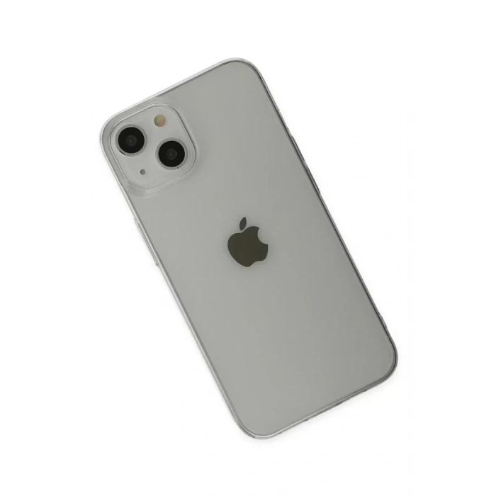 USLUCAN ALIŞVERİŞ Apple iPhone 14 Plus Kılıf Pc Sert Şeffaf Kapak - Şeffaf
