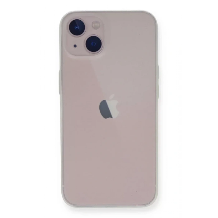 USLUCAN ALIŞVERİŞ Apple iPhone 14 Plus Kılıf PP Ultra İnce Kapak - Beyaz