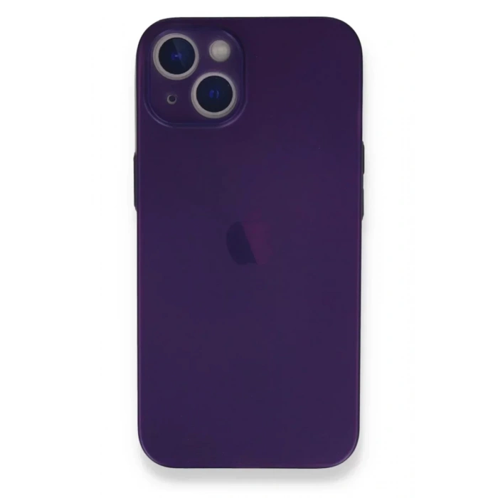 USLUCAN ALIŞVERİŞ Apple iPhone 14 Plus Kılıf PP Ultra İnce Kapak - Mor