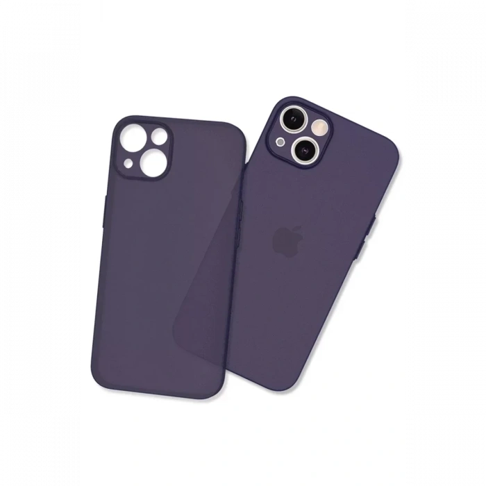 USLUCAN ALIŞVERİŞ Apple iPhone 14 Plus Kılıf Puma Silikon - Koyu Mor