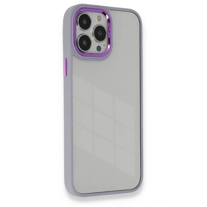 USLUCAN ALIŞVERİŞ Apple iPhone 14 Pro Kılıf Dora Kapak - Lila