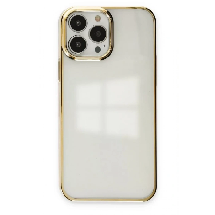 USLUCAN ALIŞVERİŞ Apple iPhone 14 Pro Kılıf Element Silikon - Gold
