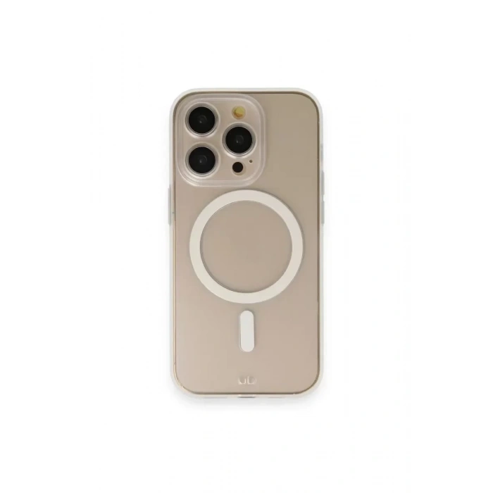 USLUCAN ALIŞVERİŞ Apple iPhone 14 Pro Kılıf Grand Magneticsafe Kapak - Şeffaf