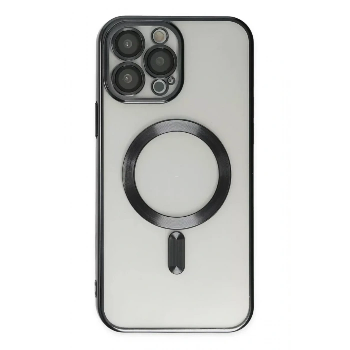 USLUCAN ALIŞVERİŞ Apple iPhone 14 Pro Kılıf Kross Magneticsafe Kapak - Siyah