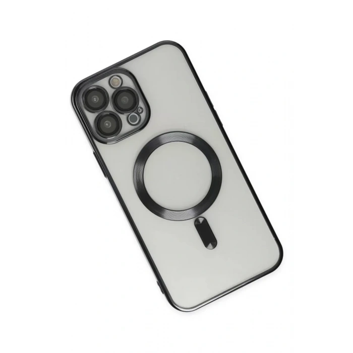 USLUCAN ALIŞVERİŞ Apple iPhone 14 Pro Kılıf Kross Magneticsafe Kapak - Siyah