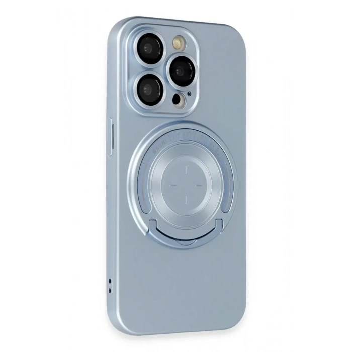 USLUCAN ALIŞVERİŞ Apple iPhone 14 Pro Kılıf Lukka Magneticsafe Kapak - Sierra Blue