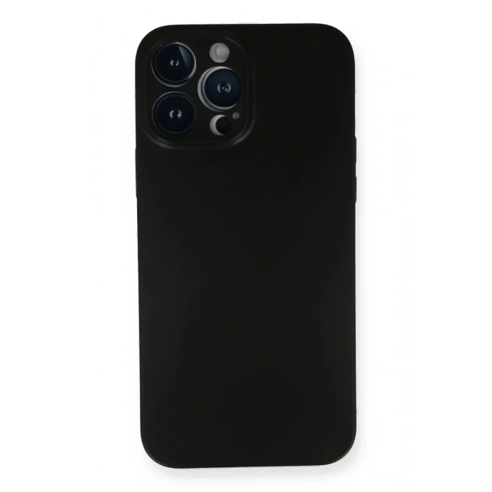 USLUCAN ALIŞVERİŞ Apple iPhone 14 Pro Kılıf PP Ultra İnce Kapak - Siyah