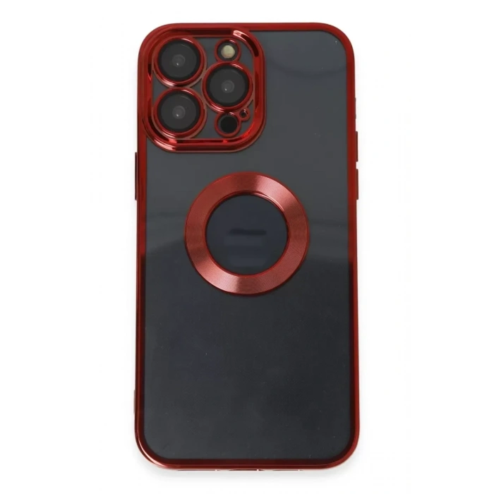USLUCAN ALIŞVERİŞ Apple iPhone 14 Pro Kılıf Slot Silikon - Kırmızı