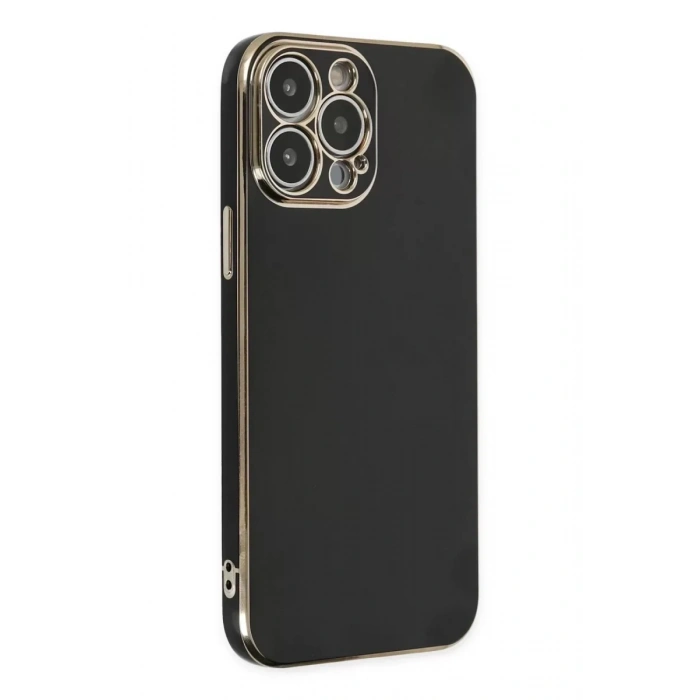USLUCAN ALIŞVERİŞ Apple iPhone 14 Pro Kılıf Volet Silikon - Siyah
