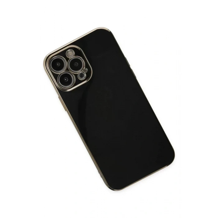 USLUCAN ALIŞVERİŞ Apple iPhone 14 Pro Kılıf Volet Silikon - Siyah