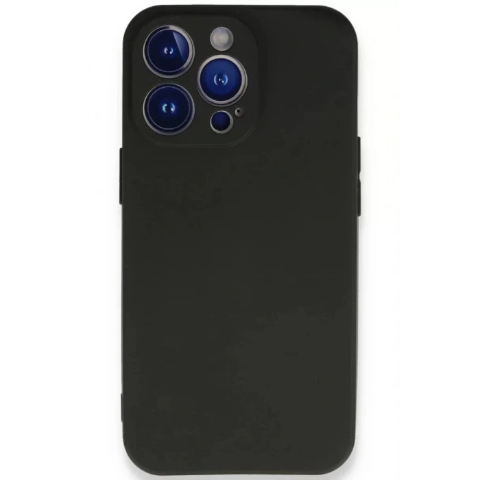 USLUCAN ALIŞVERİŞ Apple iPhone 14 Pro Max Kılıf First Silikon - Siyah