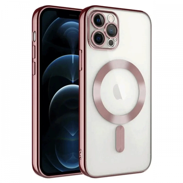 USLUCAN ALIŞVERİŞ Apple iPhone 14 Pro Max Kılıf Kross Magneticsafe Kapak - Rose