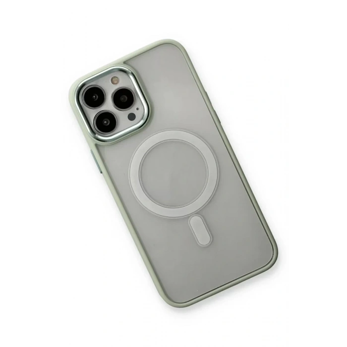 USLUCAN ALIŞVERİŞ Apple iPhone 14 Pro Max Kılıf Room Magneticsafe Silikon - Su Yeşili