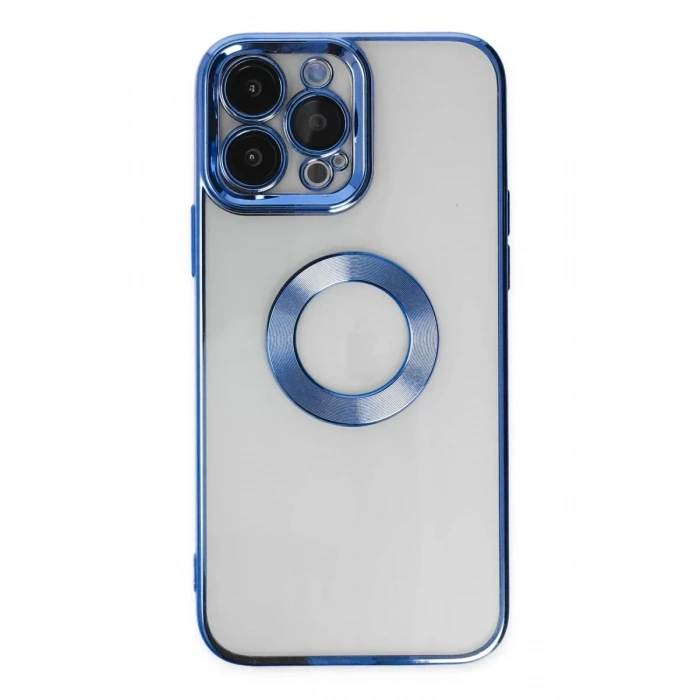 USLUCAN ALIŞVERİŞ Apple iPhone 14 Pro Max Kılıf Slot Silikon - Mavi