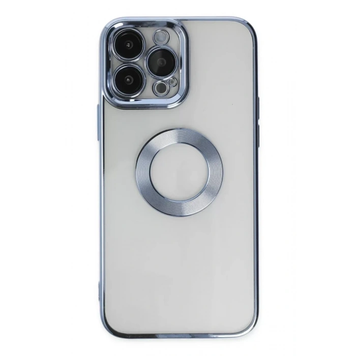 USLUCAN ALIŞVERİŞ Apple iPhone 14 Pro Max Kılıf Slot Silikon - Sierra Blue