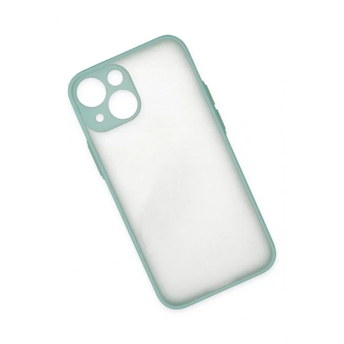 USLUCAN ALIŞVERİŞ Apple iPhone 15 Plus Kılıf Montreal Silikon Kapak - Açık Yeşil