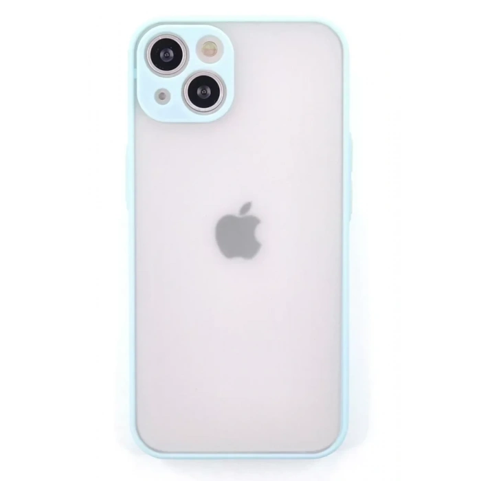 USLUCAN ALIŞVERİŞ Apple iPhone 15 Plus Kılıf Montreal Silikon Kapak - Turkuaz