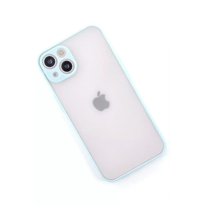 USLUCAN ALIŞVERİŞ Apple iPhone 15 Plus Kılıf Montreal Silikon Kapak - Turkuaz