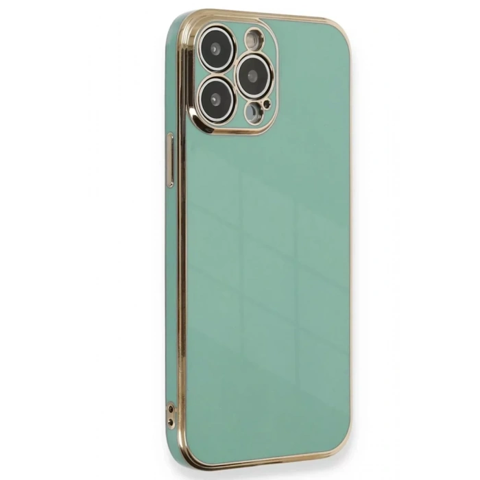 USLUCAN ALIŞVERİŞ Apple iPhone 15 Pro Kılıf Volet Silikon - Açık Yeşil