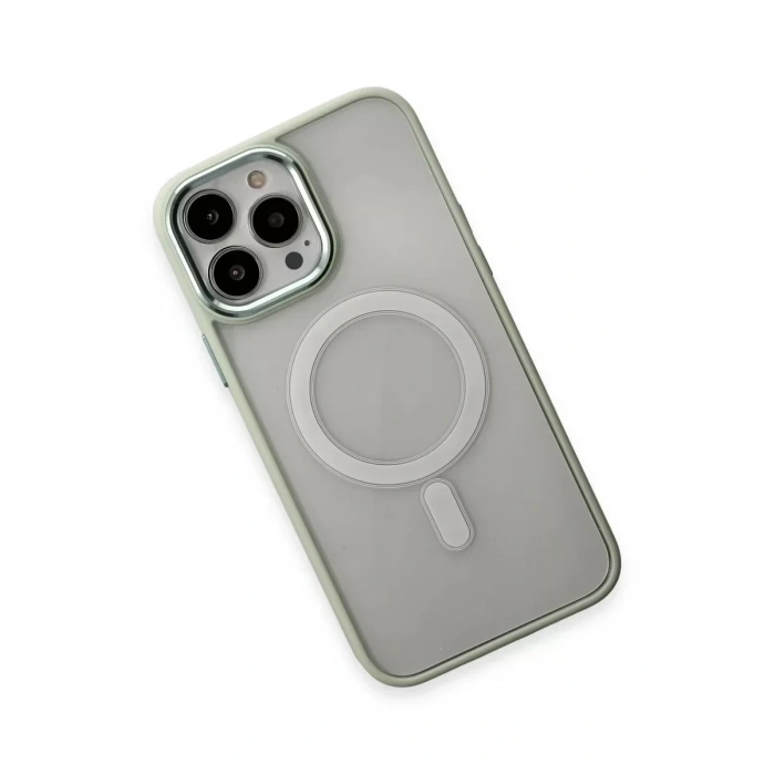 USLUCAN ALIŞVERİŞ Apple iPhone 15 Pro Max Kılıf Room Magneticsafe Silikon - Su Yeşili