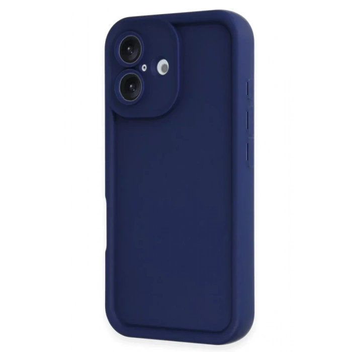 USLUCAN ALIŞVERİŞ Apple iPhone 16 Kılıf Viera Silikon - Lacivert