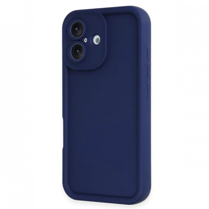 USLUCAN ALIŞVERİŞ Apple iPhone 16 Kılıf Viera Silikon - Lacivert