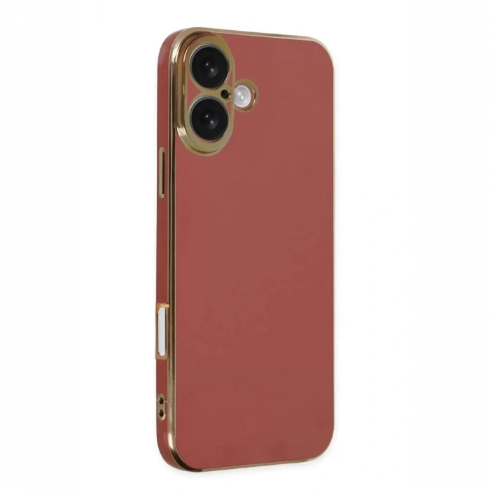 USLUCAN ALIŞVERİŞ Apple iPhone 16 Kılıf Volet Silikon - Kırmızı