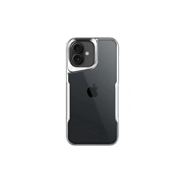 USLUCAN ALIŞVERİŞ Apple iPhone 16 Plus Kılıf Boyi Silikon Kapak - Gümüş