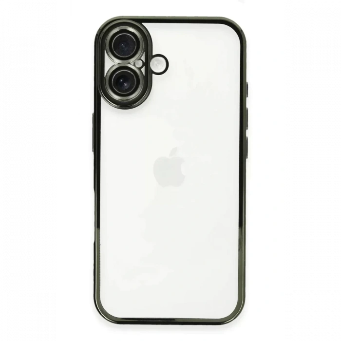 USLUCAN ALIŞVERİŞ Apple iPhone 16 Plus Kılıf Lensli Silikon - Yeşil