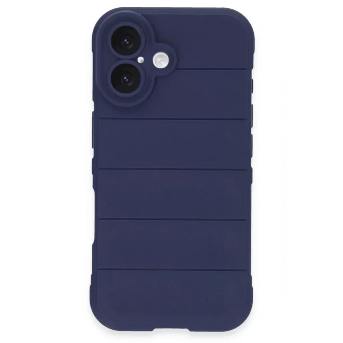 USLUCAN ALIŞVERİŞ Apple iPhone 16 Plus Kılıf Optimum Silikon - Lacivert