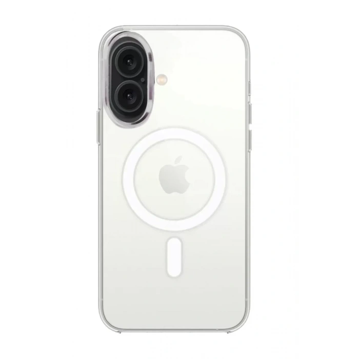 USLUCAN ALIŞVERİŞ Apple iPhone 16 Plus Kılıf Pc Real Magsafe Kapak - Şeffaf