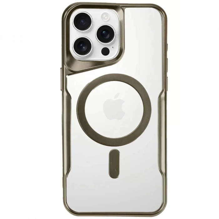 USLUCAN ALIŞVERİŞ Apple iPhone 16 Pro Kılıf Boyi Magsafe Silikon Kapak - Desert