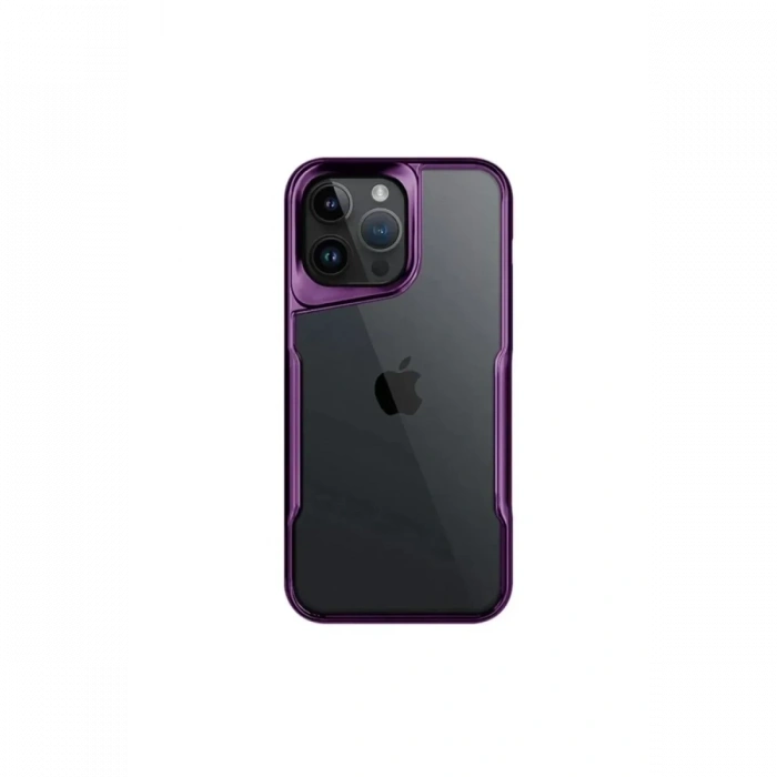 USLUCAN ALIŞVERİŞ Apple iPhone 16 Pro Kılıf Boyi Silikon Kapak - Derin Mor