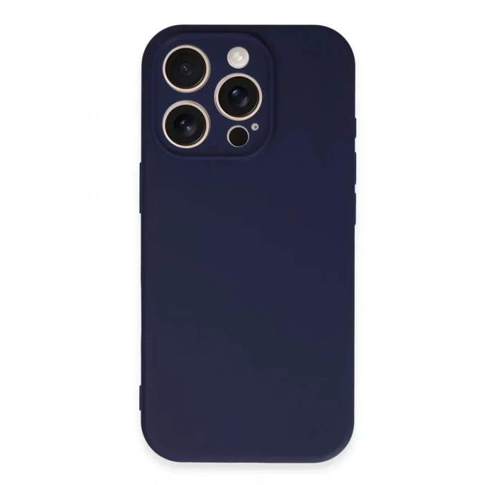 USLUCAN ALIŞVERİŞ Apple iPhone 16 Pro Kılıf First Silikon - Lacivert