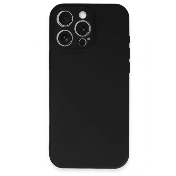 USLUCAN ALIŞVERİŞ Apple iPhone 16 Pro Kılıf First Silikon - Siyah