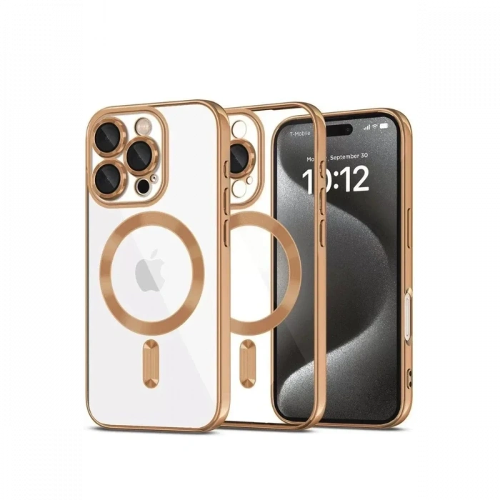 USLUCAN ALIŞVERİŞ Apple iPhone 16 Pro Max Kılıf Kross Magneticsafe Kapak - Çöl Titanyum