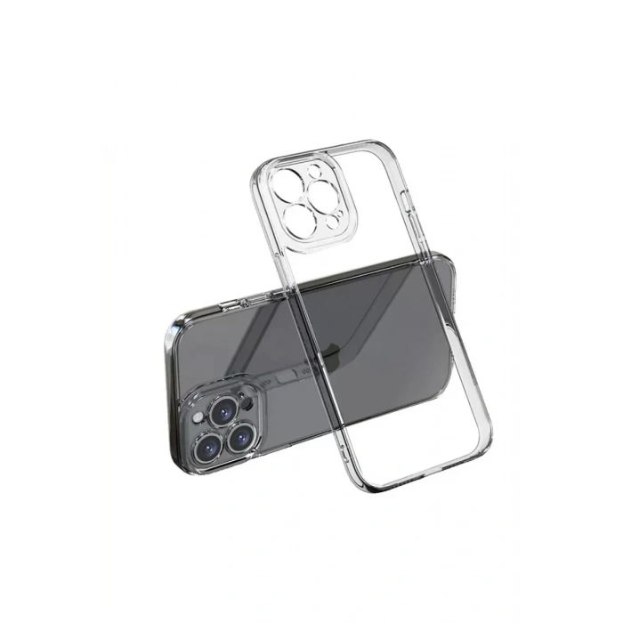 USLUCAN ALIŞVERİŞ Apple iPhone 16 Pro Max Kılıf Lüx Şeffaf Silikon