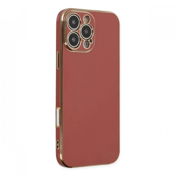 USLUCAN ALIŞVERİŞ Apple iPhone 16 Pro Max Kılıf Volet Silikon - Kırmızı