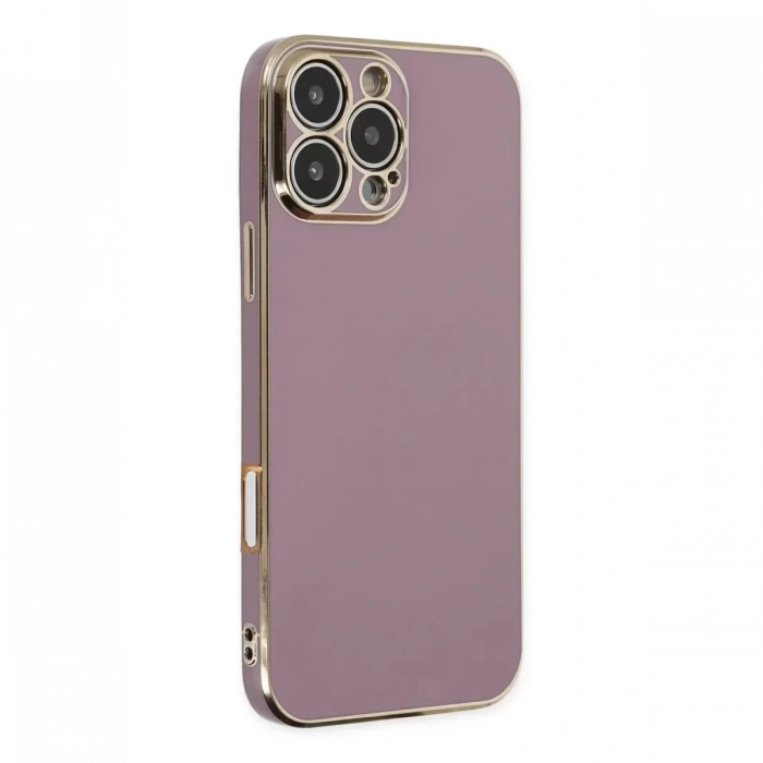 USLUCAN ALIŞVERİŞ Apple iPhone 16 Pro Max Kılıf Volet Silikon - Mor