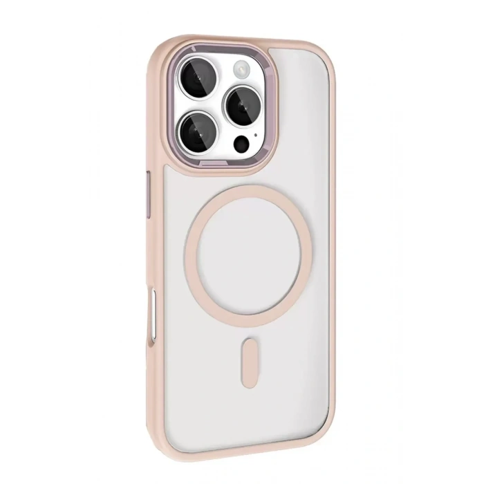USLUCAN ALIŞVERİŞ Apple iPhone 16 Pro Max Terea Magsafe Kapak - Pembe
