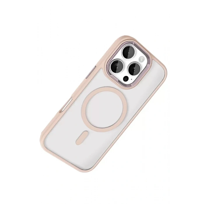 USLUCAN ALIŞVERİŞ Apple iPhone 16 Pro Max Terea Magsafe Kapak - Pembe