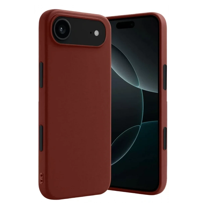 USLUCAN ALIŞVERİŞ Apple iPhone 17 Air First Silikon - Bordo