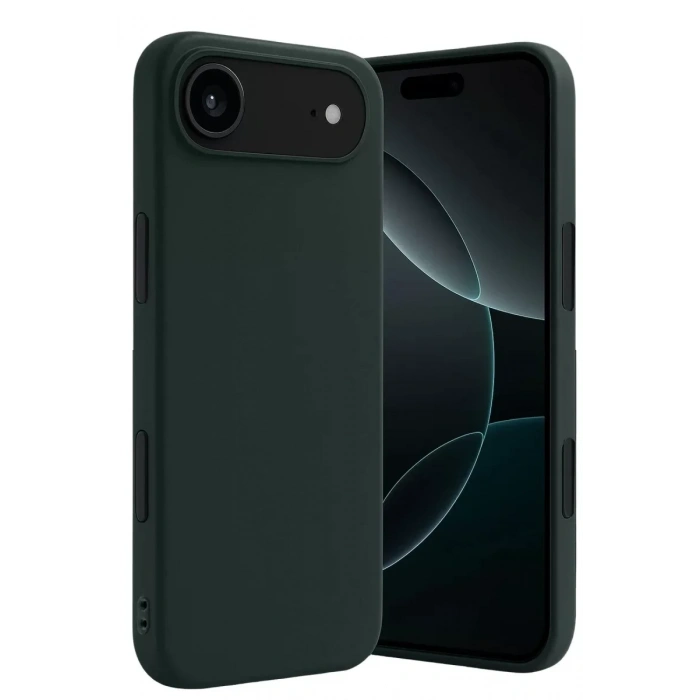 USLUCAN ALIŞVERİŞ Apple iPhone 17 Air First Silikon - Koyu Yeşil
