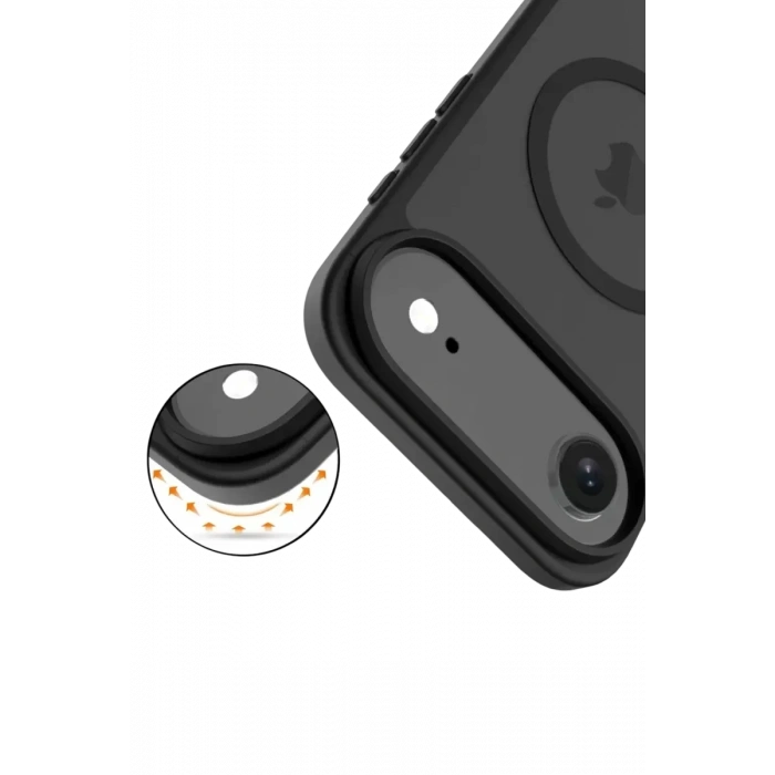 USLUCAN ALIŞVERİŞ Apple iPhone 17 Air Jota Magsafe Kapak - Siyah