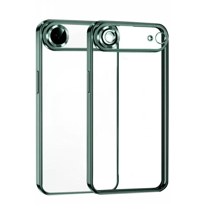 USLUCAN ALIŞVERİŞ Apple iPhone 17 Air Lensli Silikon - Yeşil